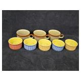 (5) Ramekins & (3) Mugs (5) Ramekins & (3) Mugs