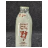 Vtg Vermont Country Egg Nog Bottle Vtg Vermont Country Egg Nog Bottle