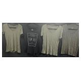 4 APT.9 Olive Green & Black V Neck Shirts M/L 4 APT.9 Olive Green & Black V Neck Shirts M/L