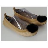 Yosi Samra Samara Rabbit Pom Flats Sz 8 Yosi Samra Samara Rabbit Pom Flats Sz 8