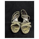 Colin Stuart Snake Print Strappy Sandals Sz 8 Colin Stuart Snake Print Strappy Sandals Sz 8