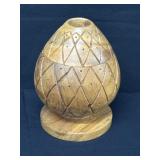 Vtg Leilani Pineapple Hand Carved Monkey Pod Wood Vtg Leilani Pineapple Hand Carved Monkey Pod Wood