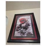 Framed painting 33x24