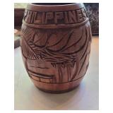 Hand Carved 7.5" Giant Wooden Mug