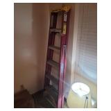 Werner six foot tall fiberglass ladder