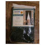 One pair of drapes new in the package
