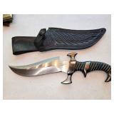 Gil Hibben Raven Fantasy Fighter Knife w/Sheath