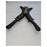 Vintage or Antique Knife & Fork Carving Set