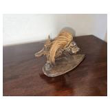 Wood Carved Hawaiian Tiki Style Surfer