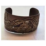 Vintage Navajo Copper Cuff Bracelet