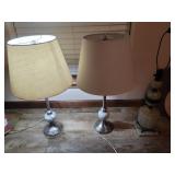 Vintage Alabaster Table Lamp + 2 More Lamps