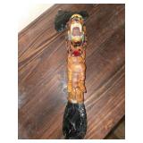 Aztec Mayan Sacraficial Axe Spearhead Rainstick