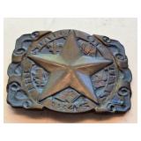 Solid Brass Texas Beltbuckle
