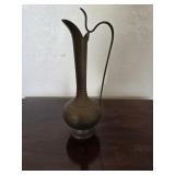 11" Vintage Brass Pitcher