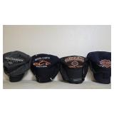 (3) Harley-Davidson Caps (1) Orange County Chopper