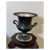 Stainless Steel Plated Plant Vase with Removable