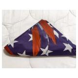 Folded American Style Flag
