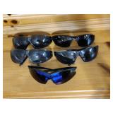 (5) Pairs of Riders Protective Sunglasses