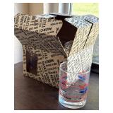 Set of 4 Evolution of the Olympic Torch Glasses