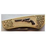 Franklin Mint Collector Knife-1851 Colt Revolver
