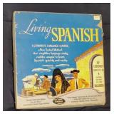 Vintage "Living Spanish " Record & Reference