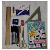 Ruler, Paint Markers, Sharpies & More