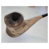 Very Old Handmade Wooden Pipe