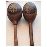 Pr of Vintage Maracas