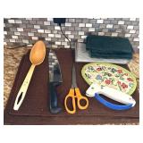 2 Drying Mats, Knife, Scissors, &More