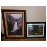 (2) Matted & Framed Pictures of Nature