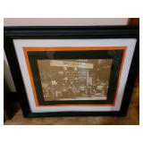 Framed and Matted Vintage Black & White Photo