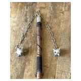 Medieval Spike Two Ball Battle Mace Hard