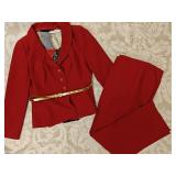 Peter Nygard Red Pants Suit with Top