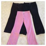 (3) Sz 8 Banana Republic Slacks