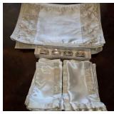 (16) Champagne & Ivory Placemats, (16) Napkins &