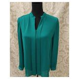 Chicos Teal Blouse Sz 0