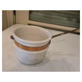 Vintage Ceramic Double Boiler Insert with a