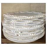 (14) Beaded Round Placemats