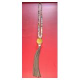 Citrine Quartz Multi-Colored Necklace w/Matte