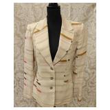 Bazar Christian LaCroix Silk Blazer Sz 42
