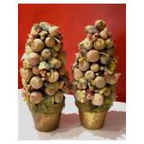 (2) 18" Topiary Trees