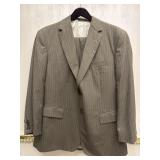 Sz: 40 58 7R  Fred Menï¿½s Custom Made Pin Stripe
