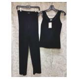 Elven Velvet Black Pants/Tanktop Set Size S/Med