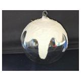 6.5" Hand Blown Iridescent Glass Globe