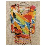 Lynn Ritchie Silver Brand Multicolor Cami & Top