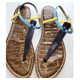 Sz 8 Sam Edelman Gigi Thong Sandals with a Brown