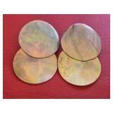 Mother-Of-Pearl Circle Earrings