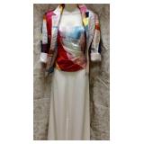 Flores and Flores Colorful Abstract Flare Leg