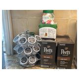 Peets Organizer, Coffee Pods & Truvia