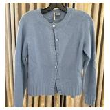 Sz 2/3 WHIM 2 Pc Set 100% Cashmere Button Up